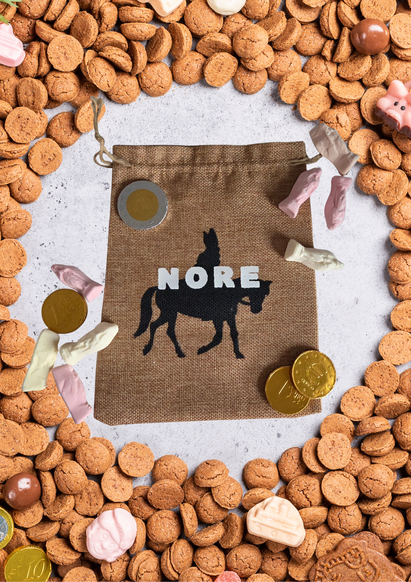 Strik & Sint - gepersonaliseerd snoepzakje