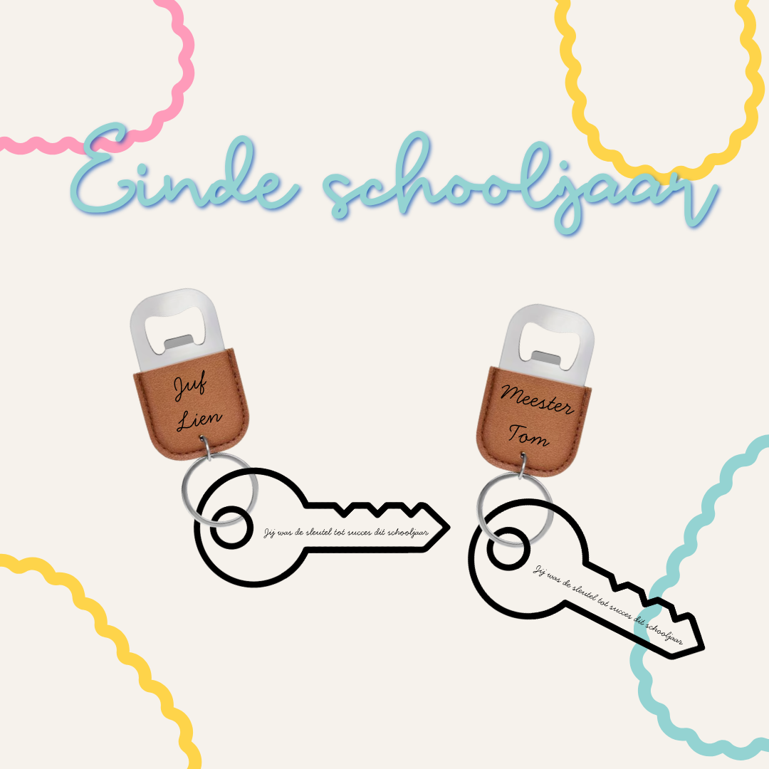 Smile.box - Einde schooljaar - Sleutelhanger