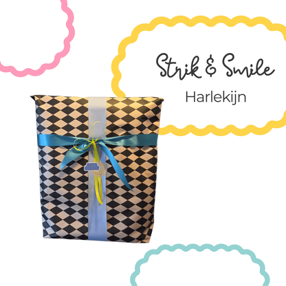 Luxe Strik & Smile - Harlekijn