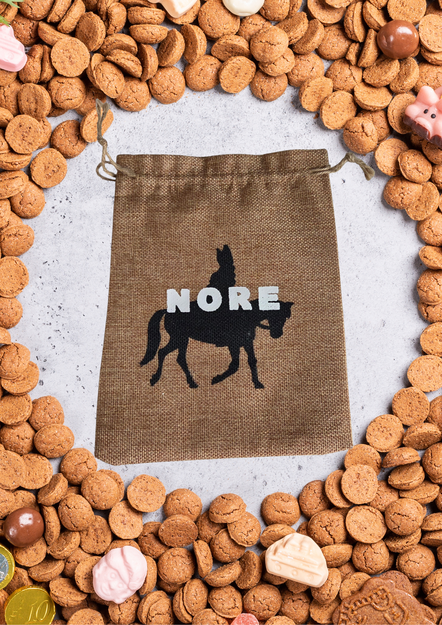 Strik & Sint - gepersonaliseerd snoepzakje