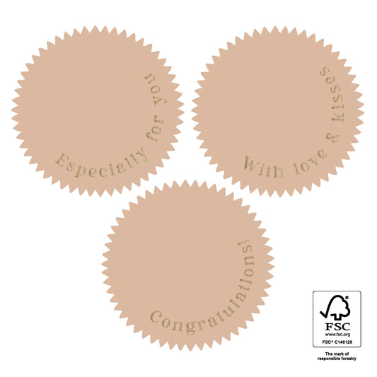 Sticker Nude - Goud