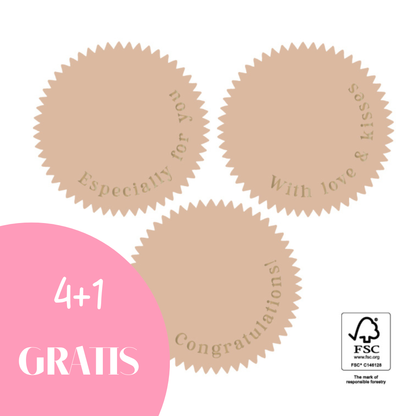 Sticker Nude - Goud