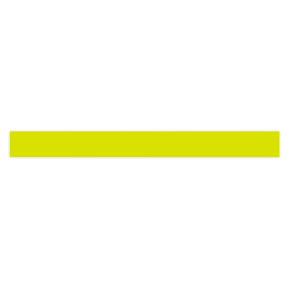 Paporlene lint Fluo citroen geel - 15m